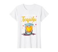 Tequila Time Tequila Life Tequila Humor Tequila Quotes Squad Value Graphic T-Shirt, Women, White, M