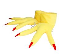 Tequise Rooster Chicken Cuffs Feet Costume Shoe Covers Yellow, Yellow, One size