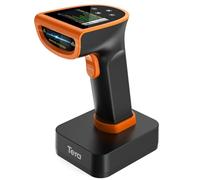 Tera 1D 2D QR Barcode Scanner with Digital Setting Screen & Keypad Quick Scan Works with Bluetooth 2.4G Wireless & USB Cable Connection German Instructions HW00015