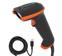 Tera 1D Laser Barcode Scanner: USB Wired Long Range High Speed Handheld 1D Bar