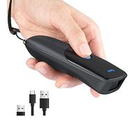 Tera 2D Mini Bluetooth Barcode Scanner 1D 2D QR Wireless Portable USB Wired Bar Code Reader 3 in 1 (2.4G Wireless & USB Wired & Bluetooth) Pocket Barcode Reader, 1300