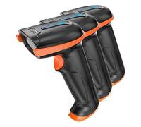 Tera 2D QR Barcode Scanner Wireless USB Wired 1D 2D Handheld Cordless Bar Code Reader for Digital/Printed Barcodes Works with Windows Mac Linux, D5100,Orange (Pack of 3)