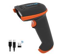 Tera Barcode Scanner 1D 2D QR Wireless 2.4GHz + Wired USB 2.0 Wired Handheld Scanner Bar Code Reader 5 Mil Resolution 100m Range, Screen Scanning Supported, Upgrade Model D5100