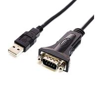 Tera Grand Premium USB 2.0 to RS232 Serial DB9 6' Adapter Cable - Supports Windows 10, 8, 7, Vista, XP, 2000, 98, Linux and Mac - Built with FTDI Chipset and Hex Jack Nuts