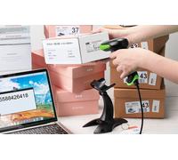 Tera Pro 1D 2D QR Wireless Barcode Scanner Reader with Stand Bluetooth or USB