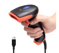 Tera Pro Barcode Scanner USB Wired Handheld CCD Bar Code Reader 1D Linear Bar C