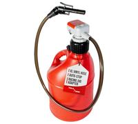 Tera Pump Genuine 2nd Generation 2.4GPM, 4AA Battery Powered Fuel Cell Transfer Liquid Gas Pump, 51 inch Hose fitting any racing can (VP Summit Mr. Gasket)