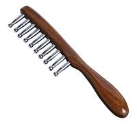 Terahertz Scalp Comb - Rounded Teeth Anti Static Tool, Gentle Detangling Hair Brush, Tension Relief Massager, Hair Care Management Accessory, Beauty Category, Thermal Frequency Comb for Frizz Breakage