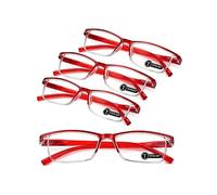 TERAISE 4PCS Value Anti-Blue Light Reading Glasses,Lightweight Comfortable Reader Glasses for Men and Women,Sturdy Computer Reading Glasses Blue Light Blocking Included Eyeglasses Case(2.75X)