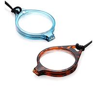 TERAISE Mini Folding Reading Glasses Pendant Necklace Readers Lightweight Portable Anti-loss Reading Glasses with Exquisite Case for Women and Men(B-1.5X)