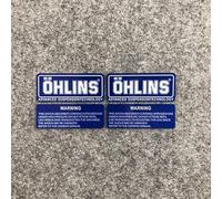 TERAM LOISIRS Self-Adhesive Sticker for Motorcycle/Car OHLINS Blue
