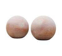 Teramico Massive Terracotta Balls for Eternity: Hand-shaped, Frost-proof & in Many Sizes for Garden, Balcony & Terrace - Set Offers Included! (2 x 16 cm)