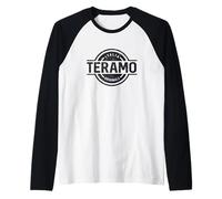 Teramo Italia - Teramo Italy - Official Teramo Abruzzo Raglan Baseball Tee