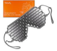TeraRX® Terahertz Eye Mask - 100% Authentic Terahertz Stone Eye Mask for Cooling & Heating Therapy - Easy To Wear Design with Secure Comfort Straps - Relieves Puffiness, Eyes Fatigue & Fascial Tension