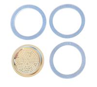 Teravan Replacement Silicone Gaskets, Compatible with Bialetti Venus, Musa & Kitty (SS 2 Cup)