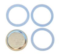 Teravan Replacement Silicone Gaskets, Compatible with Bialetti Venus, Musa & Kitty (SS 6 Cup)