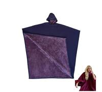 TERAZUNO 2025 Arcane Oversized Blanket Hoodie - Weighted Cloak Poncho, Cozy Hooded Sweatshirt for Lounge, Streetwear & Cosplay Dark Purple