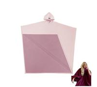 TERAZUNO 2025 Arcane Oversized Blanket Hoodie - Weighted Cloak Poncho, Cozy Hooded Sweatshirt for Lounge, Streetwear & Cosplay Pink