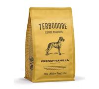 Terbodore | French Vanilla Ground Coffee | 250g Bag | Delicious Vanilla Flavour | Subtle Aroma | Premium Grade | Filter | Medium Roast | Home or Cafe | French Vanilla Ground Coffee