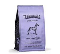 Terbodore | This Is Africa Coffee Beans | 250g Bag | Original Taste | Subtle Floral Aroma | Medium Dark Roast | Blended Smooth Finish | Premium Grade Whole Bean | Home or Cafe | African Coffee Beans