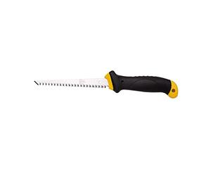 TerCasa® Hand Held Jigsaw with Soft Ergonomic Handle - Saw Blade Length 15 cm - Rustproof Steel Blade for Plasterboard, Wood and Plastic