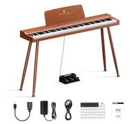 TERENCE P10 Piano Keyboard 88 Keys for Beginners, Students & Home Entertainment | Triple Pedal Support, 20W Stereo Speakers & Dual Headphone Jacks