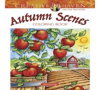 Teresa Goodridge Creative Haven Autumn Scenes Coloring Book Paperback Teresa Goodridge Multicolor
