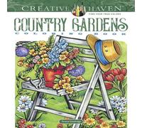 Teresa Goodridge Creative Haven Country Gardens Coloring Book Paperback in White Teresa Goodridge White