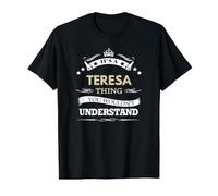 Teresa Name - Its A Teresa Thing You Wouldn't Value Graphic T-Shirt, Men, Black, S