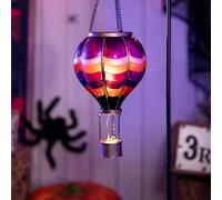 TERESA'S COLLECTIONS Halloween Solar Hot Air Balloon Hanging Garden Light