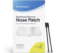 TEREZ & HONOR Korean Melting Pore Strips Blackhead Remover 5 Kits - Sebum Softener, Pore Minimizer Strips - Hypoallergenic Tested, 3-Step Pore Refining Sets