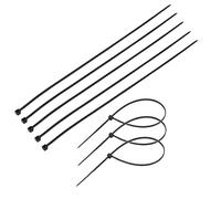 TERF® 10 Pcs Black Cable Ties 920mm (36.22'') X 9.0mm Premium Nylon Zip Ties Wraps Secure Self Locking Mechanism Plastic Tie for Home Office Garden Garage Workshop DIY Use