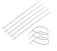TERF® 10 Pcs White Cable Ties 920mm (36.22'') X 9.0mm Premium Nylon Zip Ties Wraps Secure Self Locking Mechanism Plastic Tie for Home Office Garden Garage Workshop DIY Use