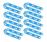 TERF® 100mm X 43mm X 3mm Thick U Shims Packers Spacers Plastic Packing Horseshoe Window Glazing Door Kitchen Cabinet Tiles Installations with 3mm Thick - Pack of 25