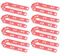 TERF® 100mm X 43mm X 4mm Thick U Shims Packers Spacers Plastic Packing Horseshoe Window Glazing Door Kitchen Cabinet Tiles Installations with 4mm Thick - Pack of 25
