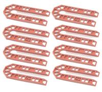 TERF® 100mm X 43mm X 5mm Thick U Shims Packers Spacers Plastic Packing Horseshoe Window Glazing Door Kitchen Cabinet Tiles Installations with 5mm Thick - Pack of 25