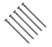 TERF® 150mm X 6.0mm Galvanised Round Wire Nails 150mm (6 inch) X 6.0mm Round Nail For Soft and Hard Timber Wood Joinery Construction Furniture Craft Decking Fence Multi Purpose - Pack of 10