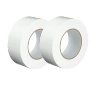 TERF® 2 Pack - White Duct Tape 48mm (1.9 inch) X 50m (164 Feet) Heavy Duty Advanced Strong Adhesive Gaffer Tape for General Purpose Use, Home Repairing, Auto Repair, Outdoor activities & DIY Work