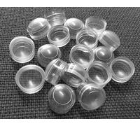 TERF® 20mm Clear Flexible PVC Roofing Sealing Washer Cap Cover 20mm Corrugated Sheet Sela Washer Cap Cover For Weatherproof Sealing Protecting - Pack of 10