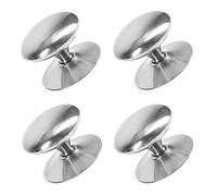 TERF® 25mm Traditional Polished Chrome Cabinet Door Knobs 25mm Chest Drawer Cupboard Kitchen Wardrobe Door Pull Handle Knobs with Fixing Screw for Home Office and Multi Use - Pack of 4