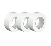 TERF® 3 Pack - White Duct Tape 48mm (1.9 inch) X 50m (164 Feet) Heavy Duty Advanced Strong Adhesive Gaffer Tape for General Purpose Use, Home Repairing, Auto Repair, Outdoor activities & DIY Work