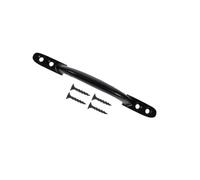 TERF® Antique Black Door Pull Handle 150mm (6 inch) Traditional Cast Iron Door D Pull Handle Including Fixing Screw for Garage Garden Gate Barn Shed Door and Multi Use - Pack of 1