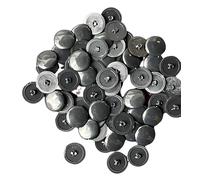 TERF® Black Press-Fit Pozi Screw Cover Cap 12mm (1/2 Inch) Diameter Push It Clip On Covers for Pozidriv Head Most of Ø 6g - 8g (3.5mm - 4mm) Screw Size - Pack of 50