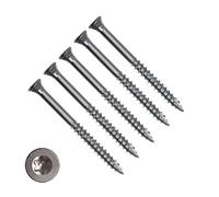 TERF® Decking Screws 4.2mm X 45mm Star Torx Flat Countersunk Small Head Stainless Steel A2 (304) Anti Corrosion Screws For Timber Decking Cladding Fence Floorboard Hard and Softwood - Pack of 20