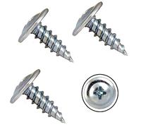 TERF® Drywall Phillips Wafer Head Screw Sharp Point Zinc Screws 4.2 X 13mm - Pack of 100