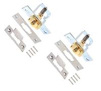 TERF® Heavy Duty Adjustable Roller Catch Mortice Door Latch Spring Ball Door Latches including Fixing Screw - Pack of 2
