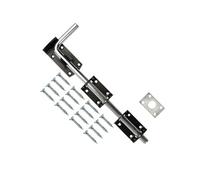 TERF® Heavy Duty Garage Door Bolt 300mm (12 inch) Including Fixing Screw Garage Door Drop Down Bolts Use for Garage Door Garden Gate Lock Shed - Pack of 1