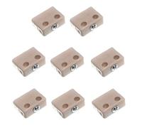 TERF® Heavy Duty Knockdown Fitting Beige Wood & Furniture Jointing Connector for Cupboard Kitchen Cabinet Wardrobe Bookcase Drawer and Multi Purpose use in Furniture - Pack of 8