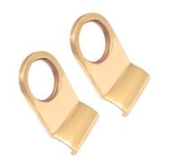 TERF® Heavy Duty Victorian Door Cylinder Latch Pull Polished Brass Great for External Door Easy for Open and Close Door - Pack of 2
