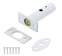 TERF® Heavy Duty White 55mm Mortice Door Window Rack Bolt Security Lock Bolt with Fixing Screws - Pack of 1